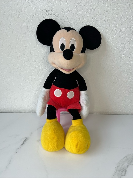 Disney Other - Classic Black & Red Mickey Mouse Plush Toy by